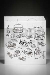 Hamburger zacskó 150+0x170 (1000db)